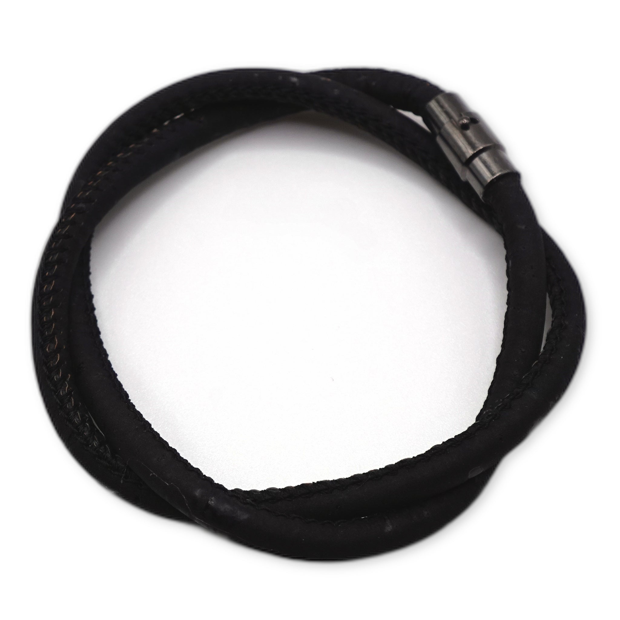 Black Cork Bracelet | Handcrafted in the UK