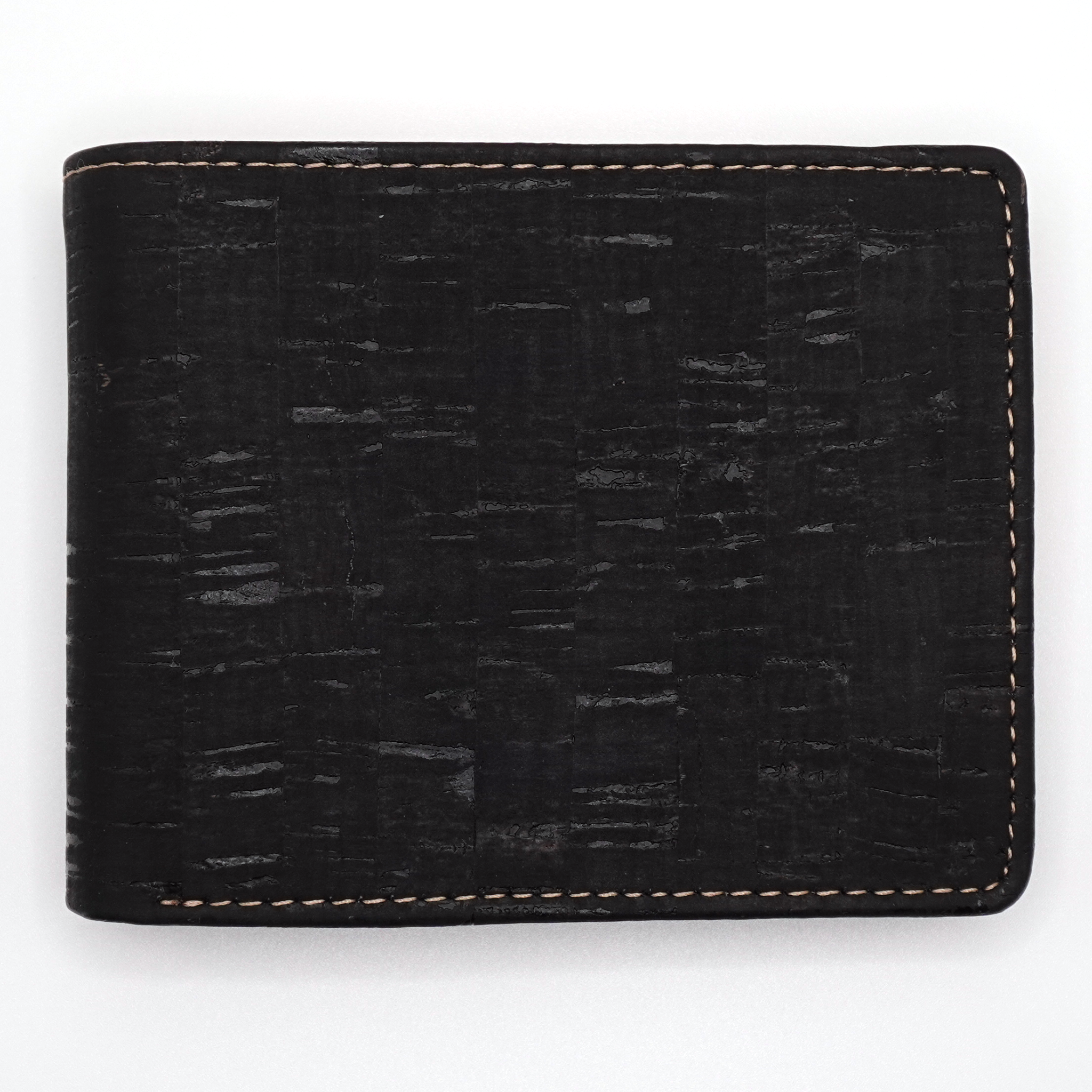 Cork Bifold Wallet with ID Window and Coin Pocket