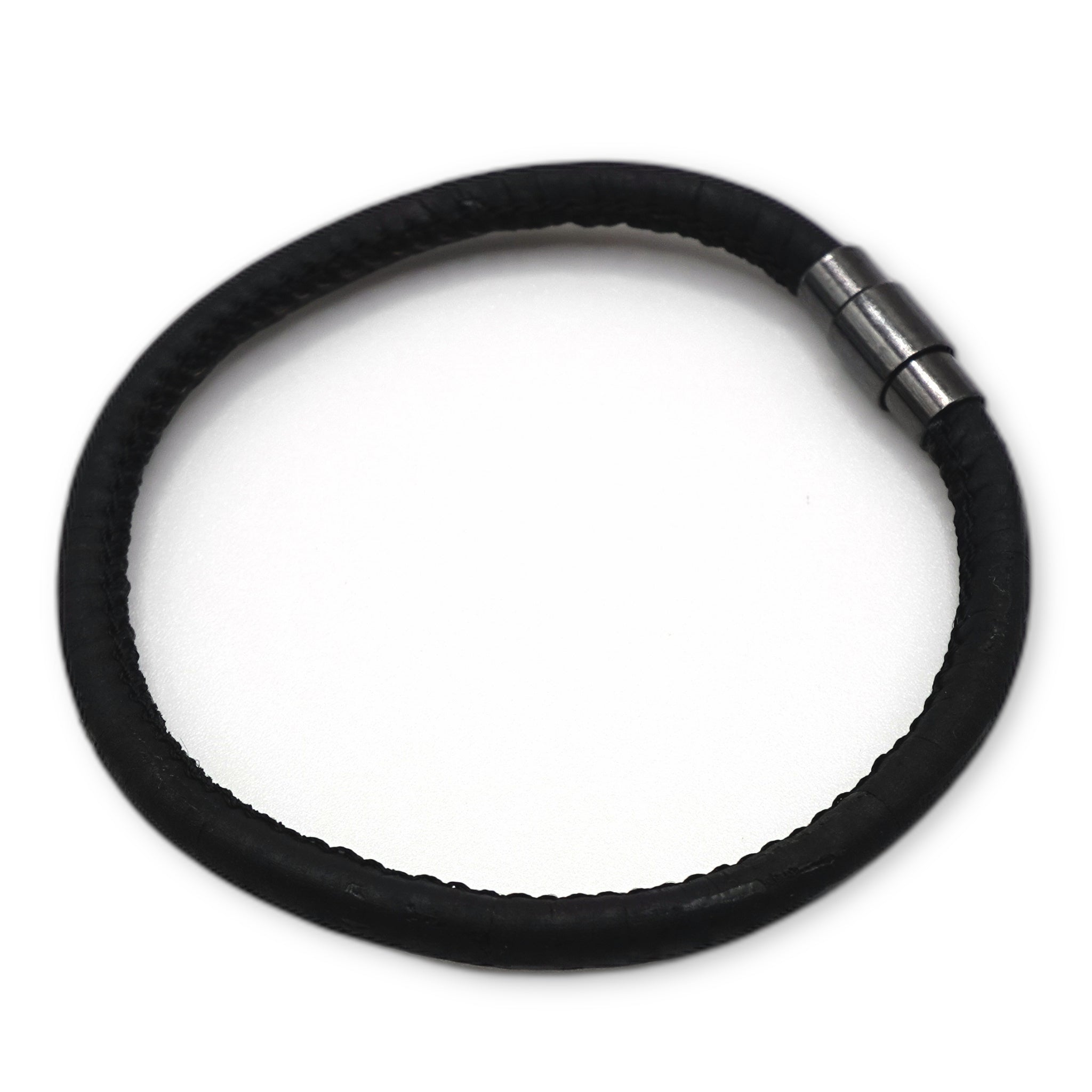 Black Cork Bracelet | Handcrafted in the UK