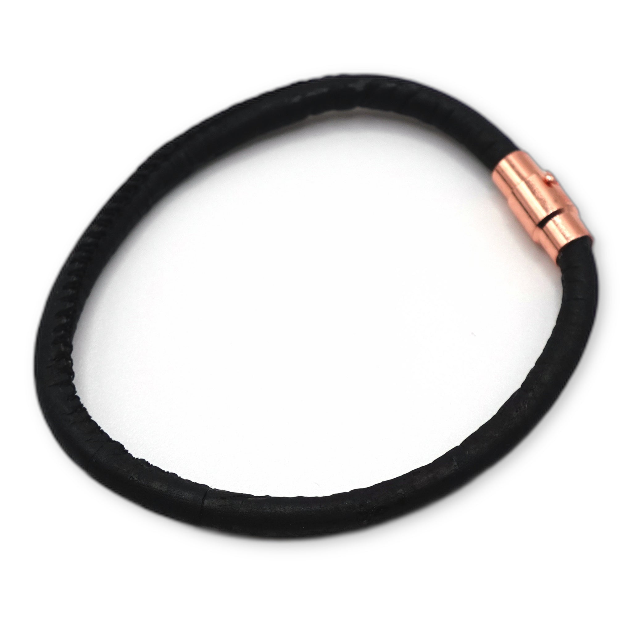 Black Cork Bracelet | Handcrafted in the UK