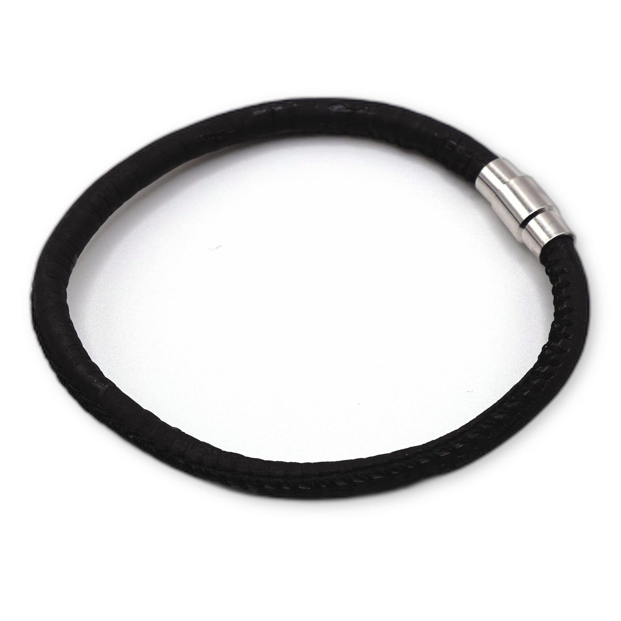 Black Cork Bracelet | Handcrafted in the UK