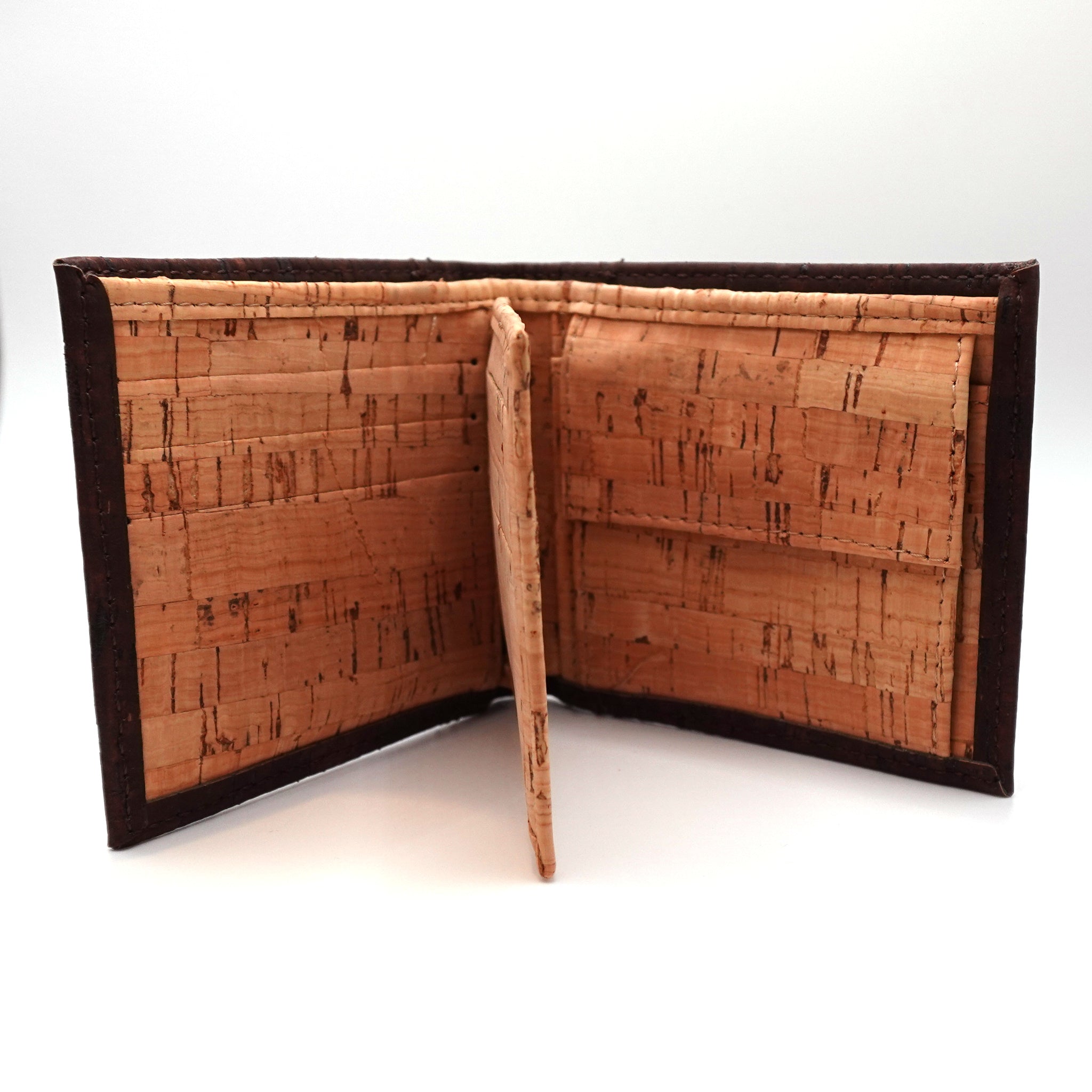 Cork Bifold Wallet with Coin Pocket