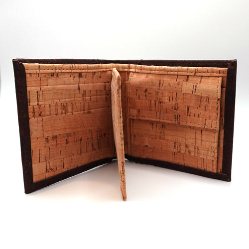 Cork Bifold Wallet with Coin Pocket