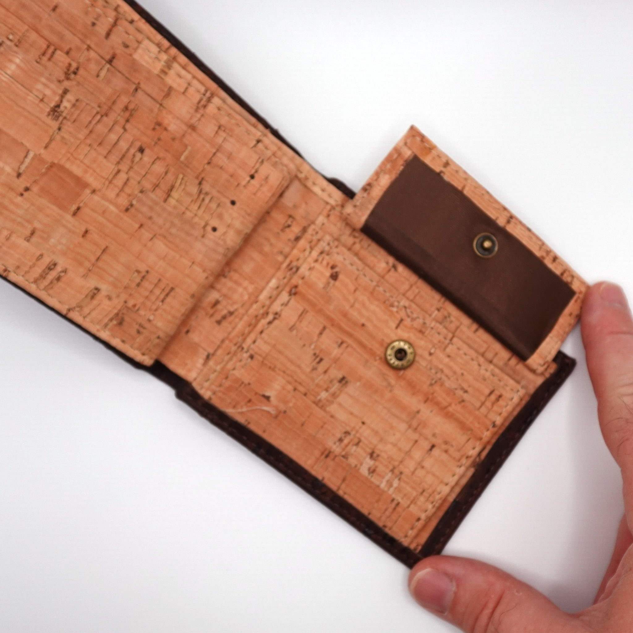 Cork Bifold Wallet with Coin Pocket