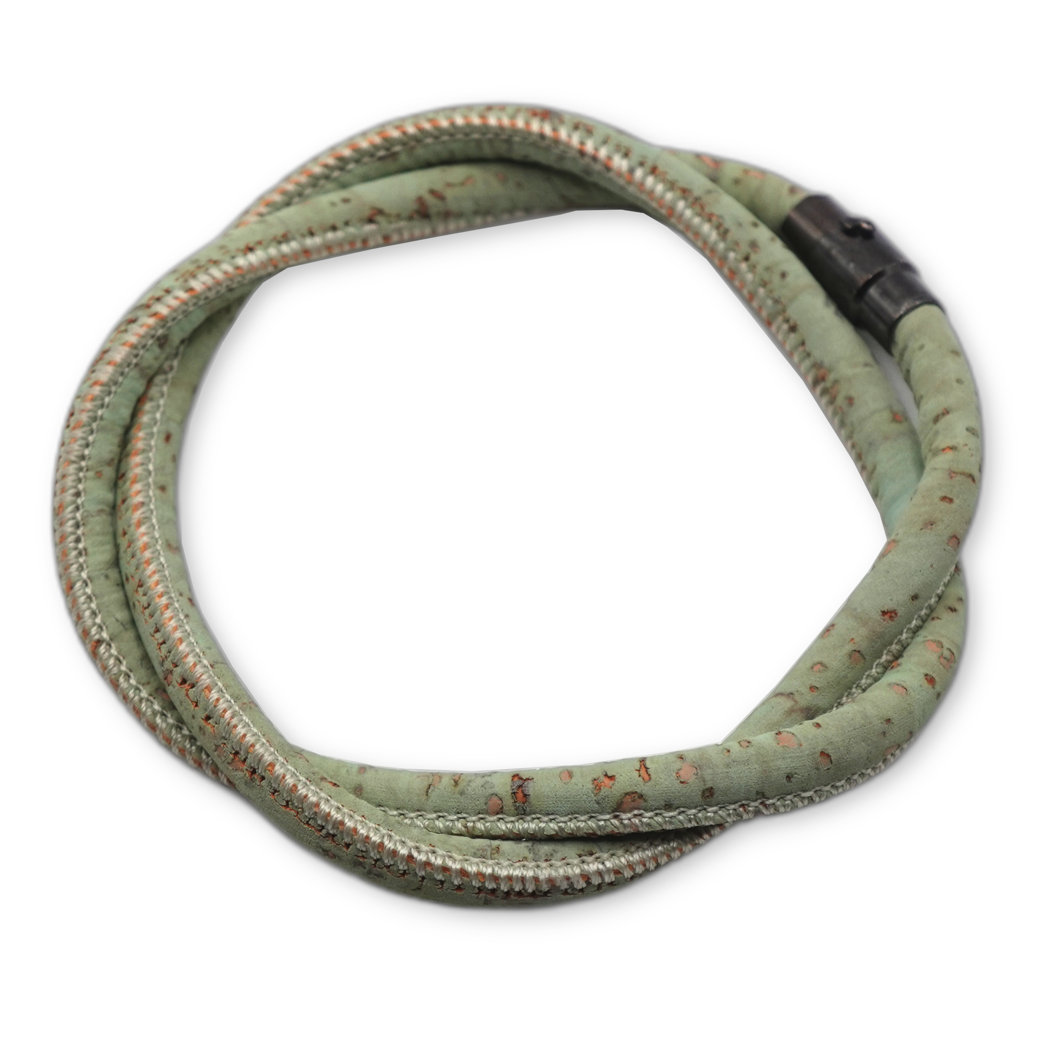 Meadow Green Cork Bracelet | Handcrafted in the UK
