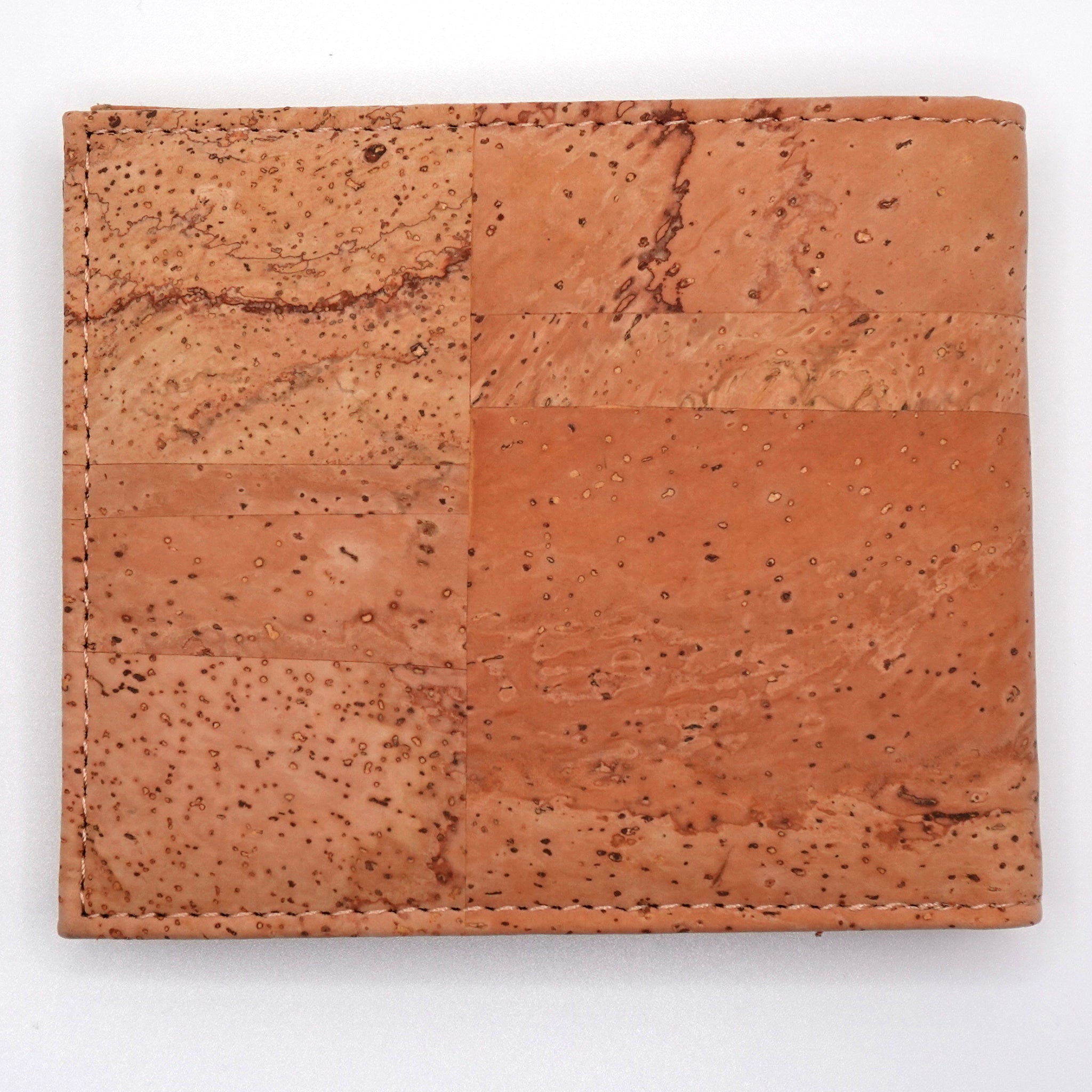 Natural Cork Bifold Wallet with ID Window