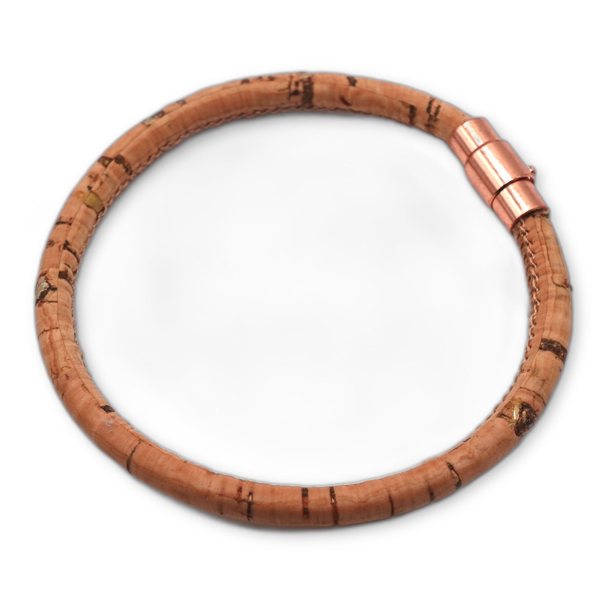 Natural Gold Cork Bracelet | Handcrafted in the UK