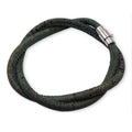 Deep Teal Cork Bracelet | Handcrafted in the UK